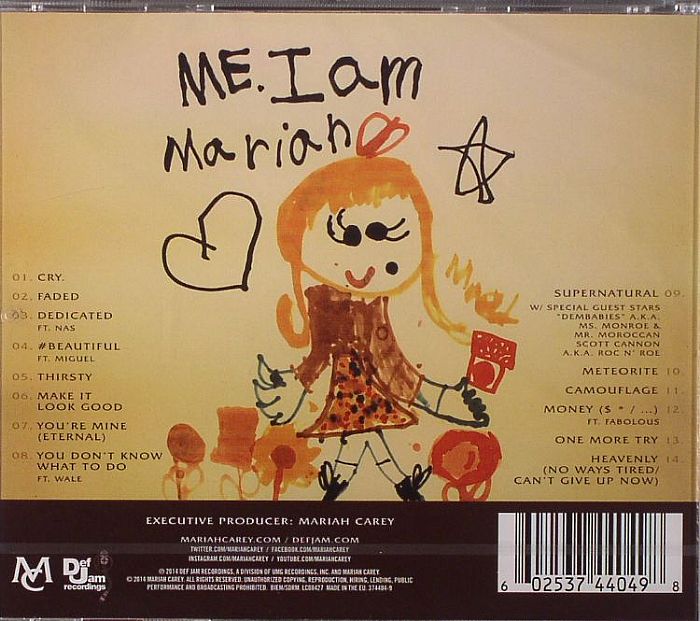 CAREY, Mariah - Me I Am Mariah The Elusive Chanteuse
