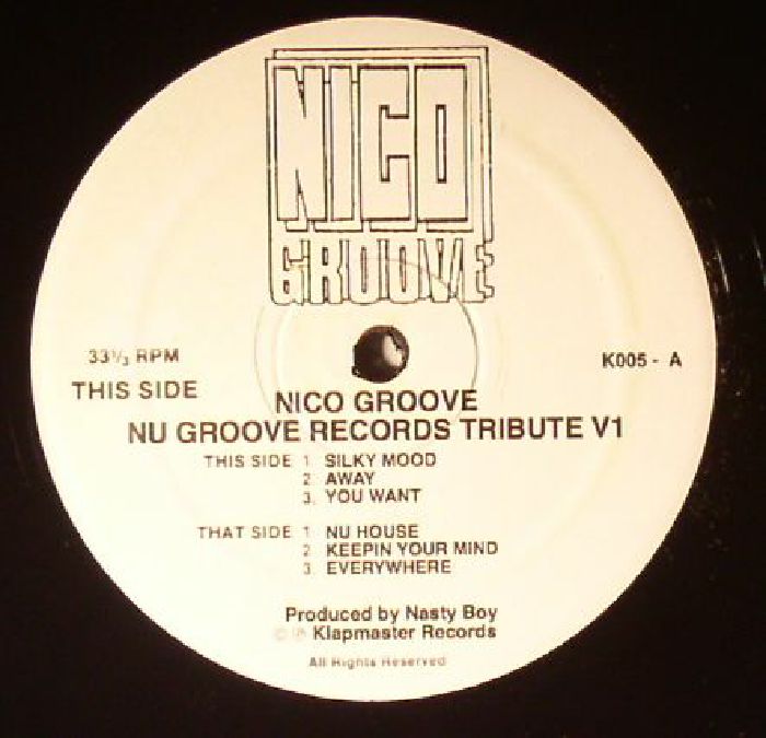 NICO GROOVE - Nu Groove Records Tribute V1