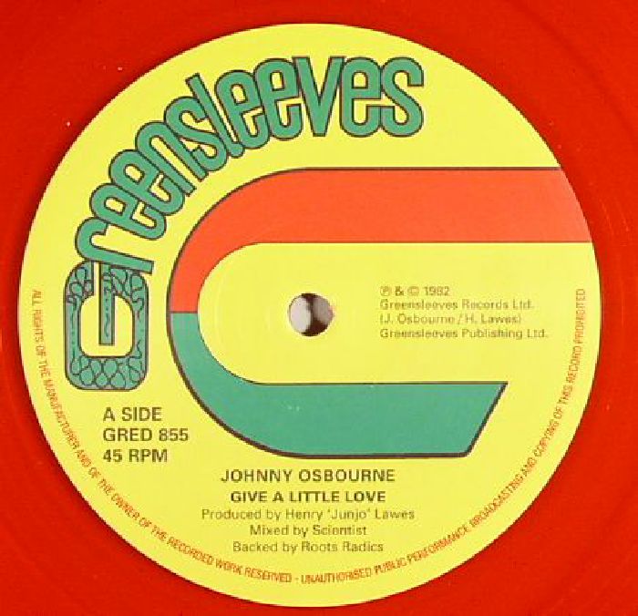 OSBOURNE, Johnny/ROOTS RADICS - Give A Little Love (Record Store Day 2014)