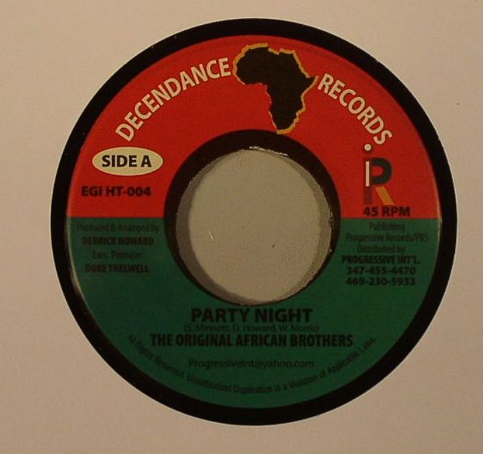 ORIGINAL AFRICAN BROTHERS, The/SOUL SYNDICATE - Party Night