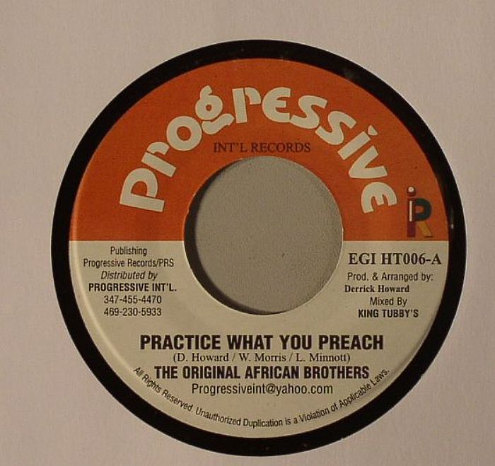 ORIGINAL AFRICAN BROTHERS, The - Practice What You Preach