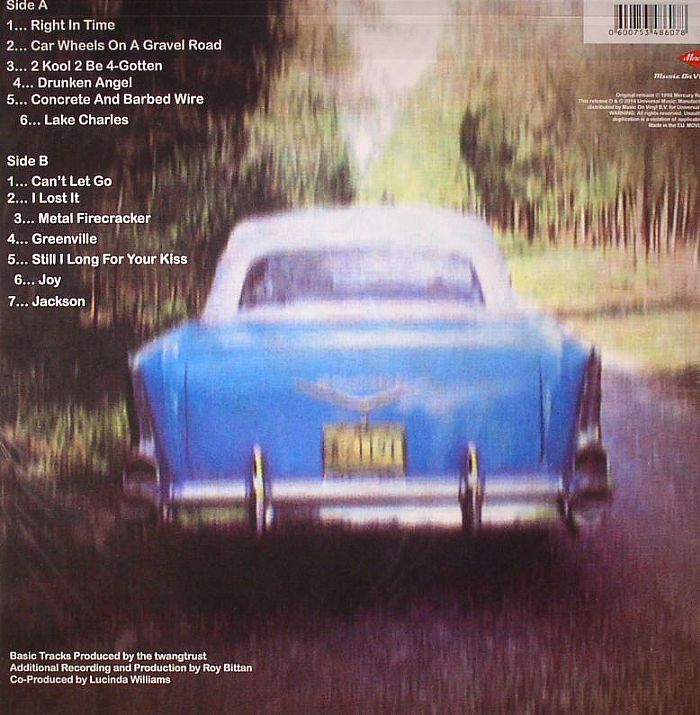 Lucinda WILLIAMS Car Wheels On A Gravel Road Vinyl at Lucinda WILLIAMS Car Wheels On A Gravel Road Vinyl at