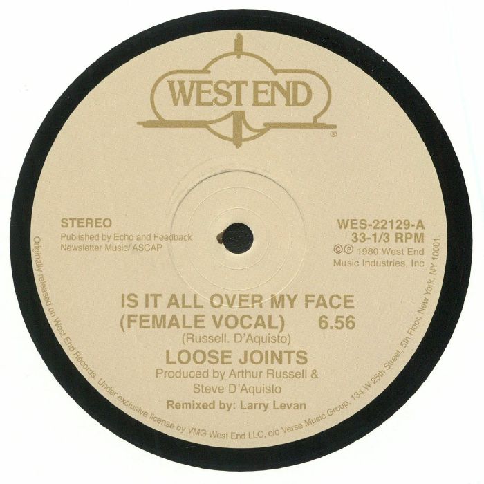 LOOSE JOINTS - Is It All Over My Face (remastered)