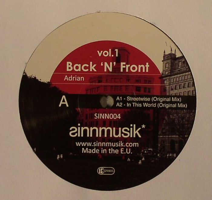 ADRIAN/VAGUE RECOLLECTION - Back N Front Vol 1