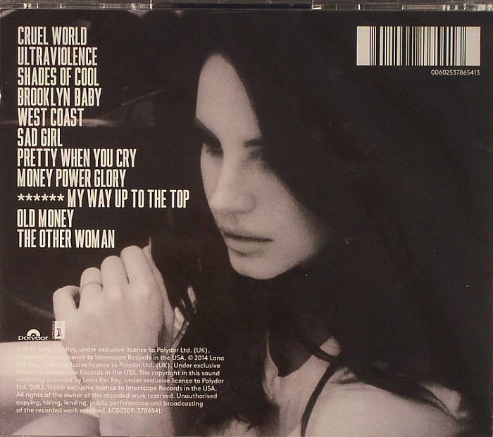 Lana DEL REY - Ultraviolence CD at Juno Records.