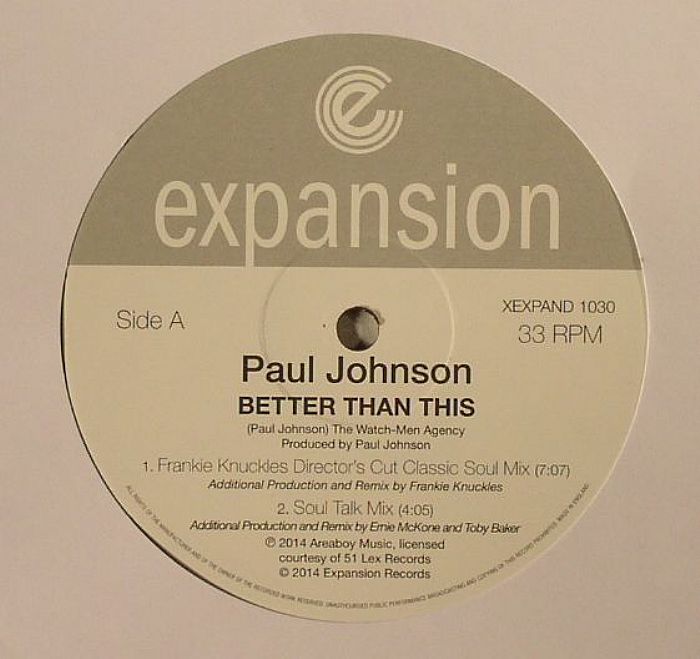 JOHNSON, Paul - Better Than This