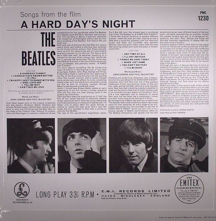 The Beatles A Hard Day S Night (mono) (remastered) Vinyl At Juno Records.