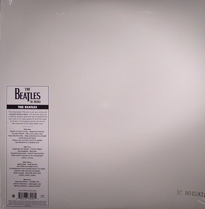 BEATLES, The - The White Album (mono) (remastered)