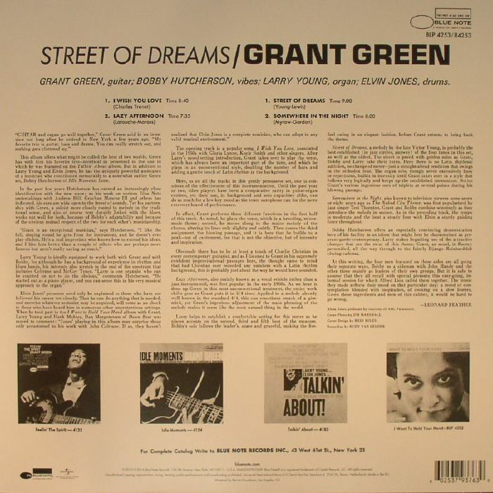 Grant GREEN - Street Of Dreams: 75th Anniversary Edition
