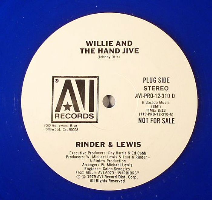 RINDER & LEWIS/WARRIORS - Willie & The Hand Jive