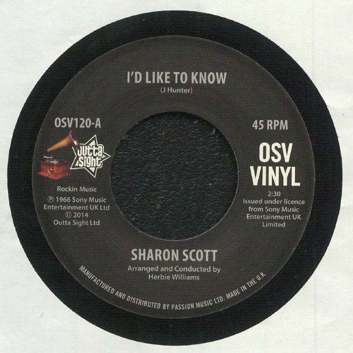 SCOTT, Sharon - I'd Like To Know