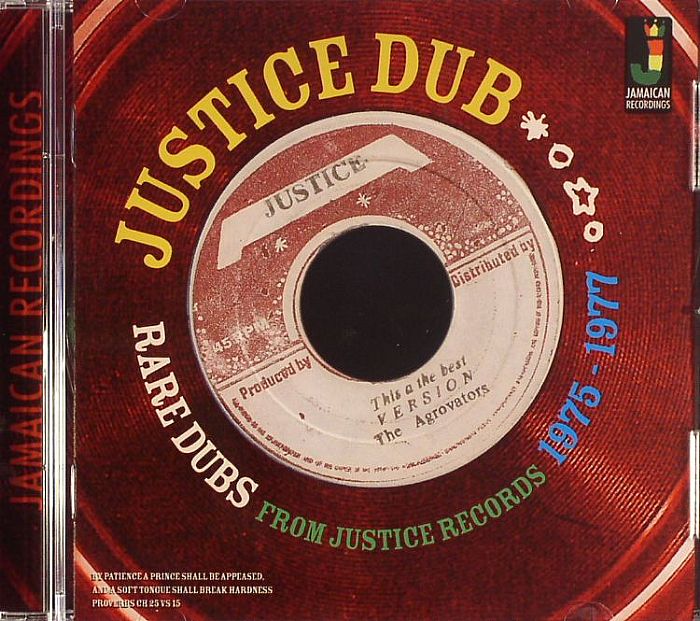 VARIOUS - Justice Dub: Rare Dubs From Justice Records 1975-1977