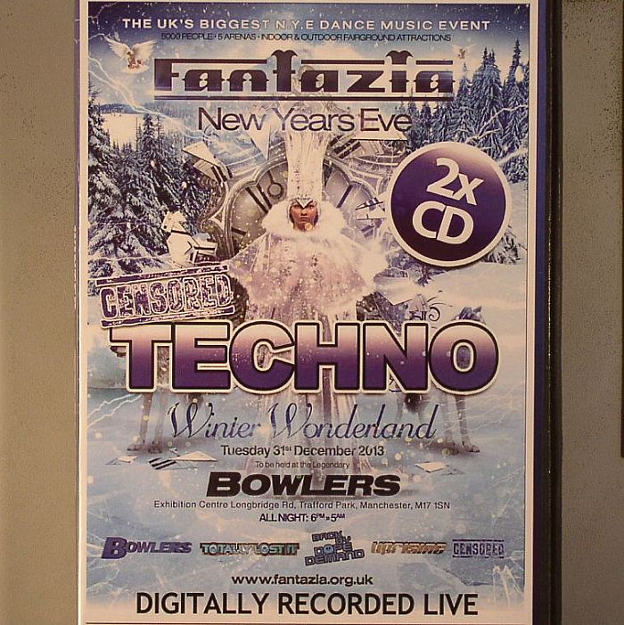 SCORPIO/VORTEX - Fantazia: New Years Eve Techno Winter Wonderland (Recorded Live At Bowlers 31st Dec 2013)