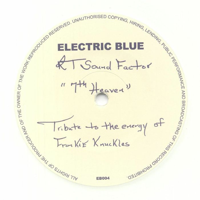 TRENT, Ron aka RT SOUND FACTOR - 7th Heaven: Tribute To The Energy Of Frankie Knuckles