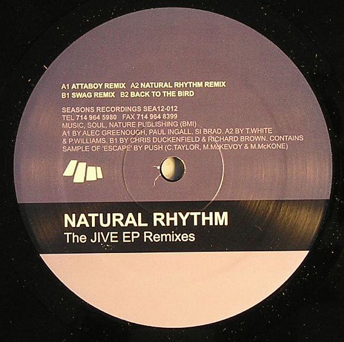 NATURAL RHYTHM - The Jive EP Remixes