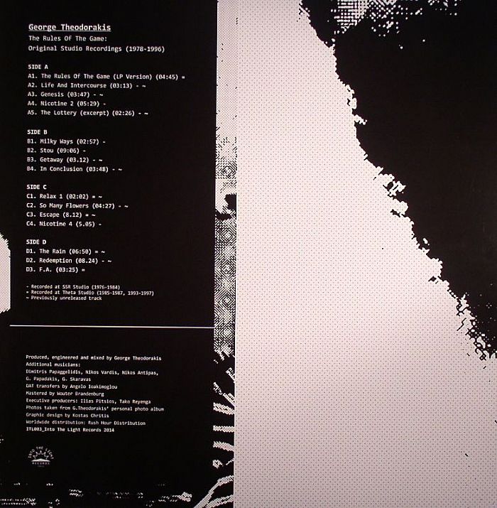 THEODORAKIS, George - The Rules Of The Game: Original Studio Recordings 1978-1996