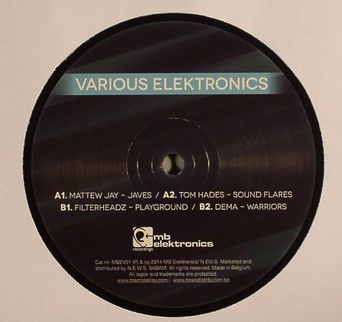 JAY, Mattew/TOM HADES/FILTERHEADZ/DEMA - Various Elektronics Part 1