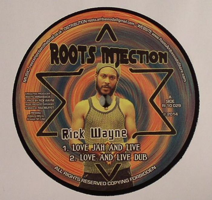 WAYNE, Rick - Love Jah & Live