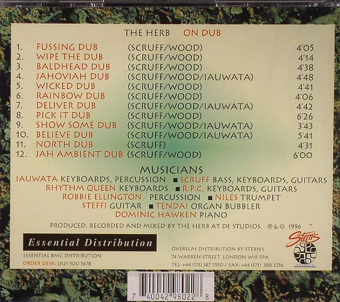 VARIOUS - The Herb On Dub