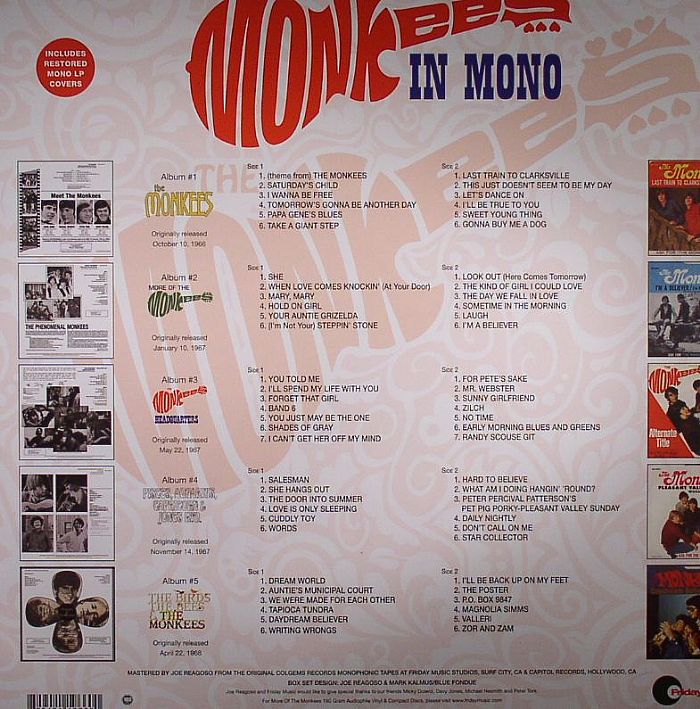 The MONKEES - The Monkees In Mono