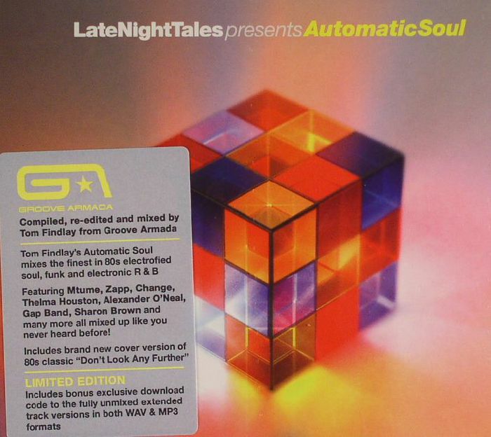 GROOVE ARMADA/TOM FINDLAY/VARIOUS - Late Night Tales Presents Automatic Soul