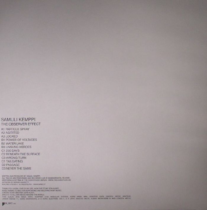 KEMPPI, Samuli - The Observer Effect