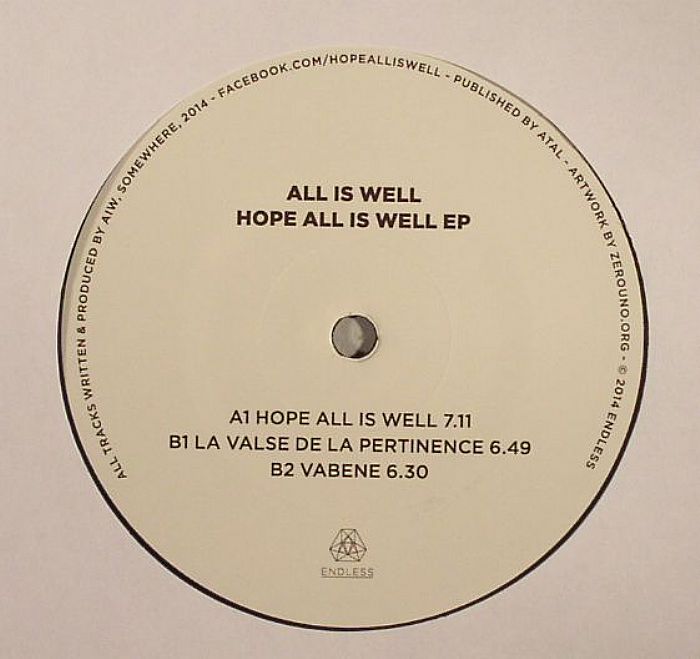 ALL IS WELL - Hope All Is Well EP