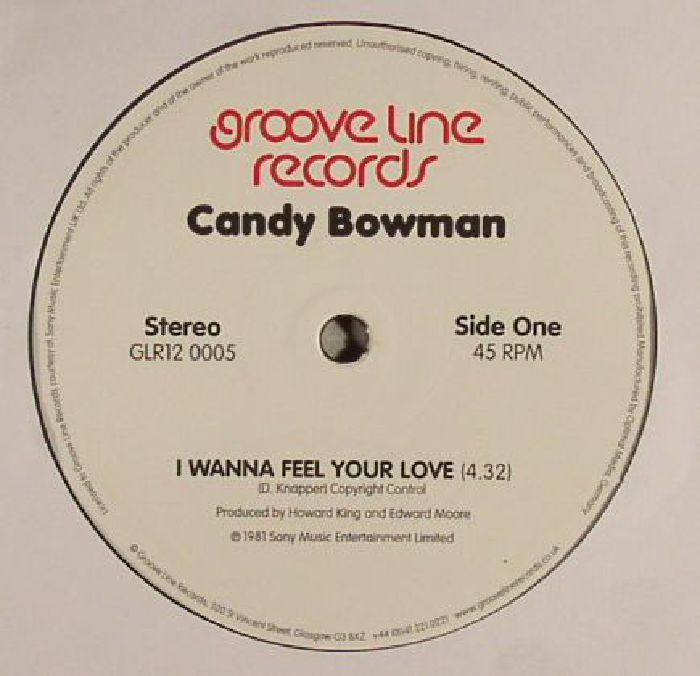 BOWMAN, Candy - I Wanna Feel Your Love