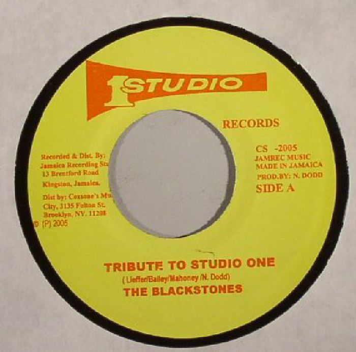 BLACKSTONES, The - Tribute To Studio One
