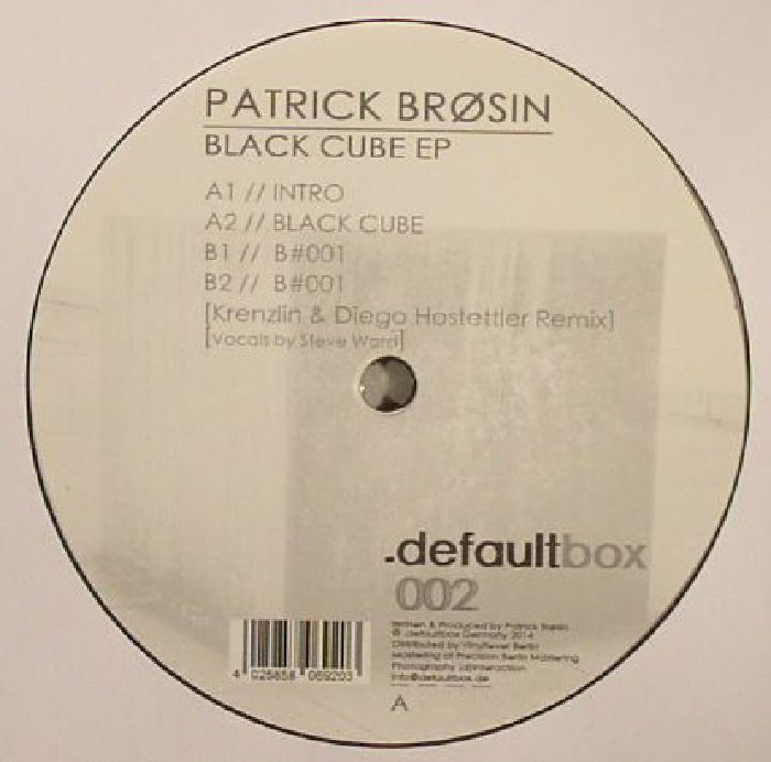 BROSIN, Patrick - Black Cube EP