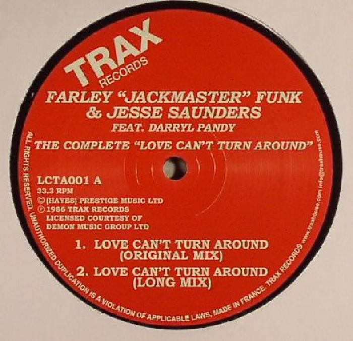 JACKMASTER FUNK, Farley/JESSE SAUNDERS feat DARRYL PANDY - The Complete: Love Can't Turn Around