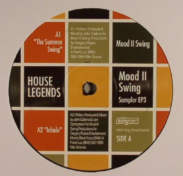 MOOD II SWING - House Legends: Mood II Swing Sampler EP 3