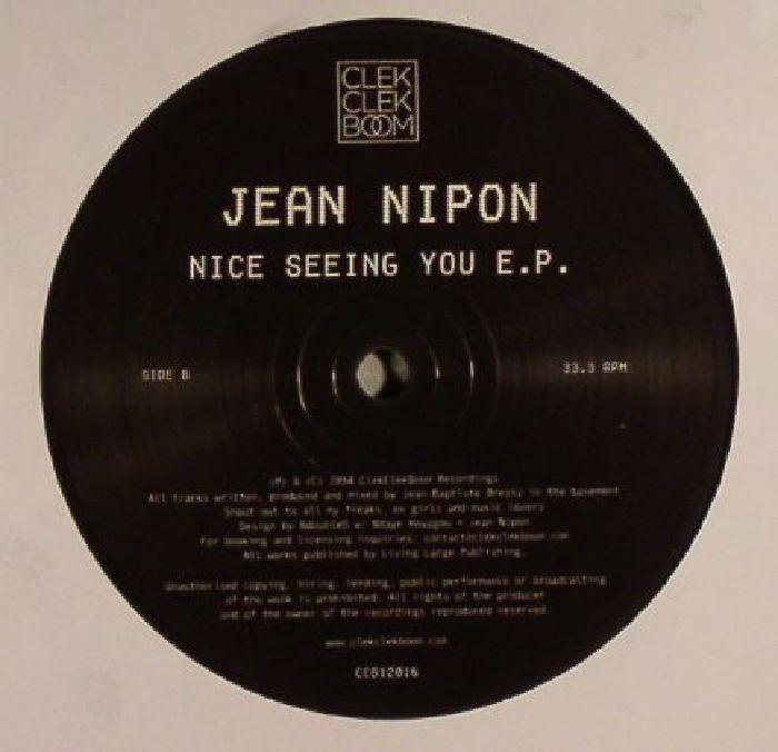 NIPON, Jean - Nice Seeing You EP