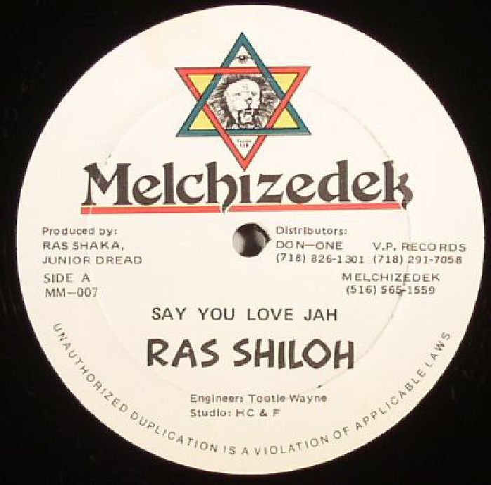 RAS SHILOH/RAS SHAKA - Say You Love Jah