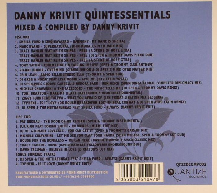 KRIVIT, Danny/VARIOUS - Quintessentials