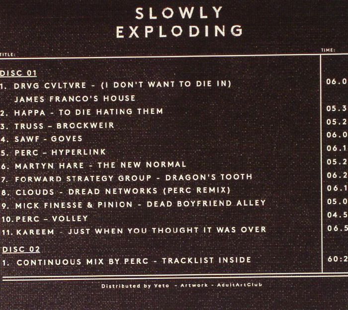 VARIOUS - Slowly Exploding: 10 Years Of Perc Trax 2004-2014