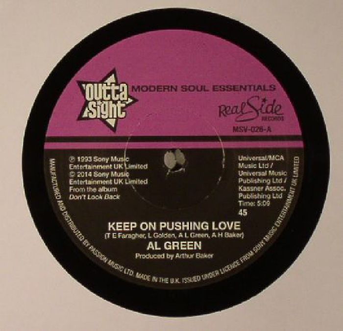 GREEN, Al - Keep On Pushing Love