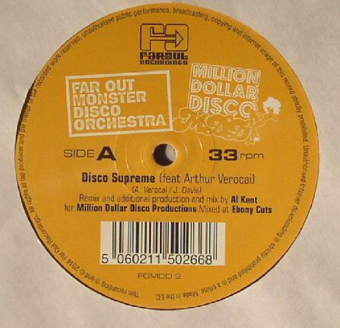 FAR OUT MONSTER DISCO ORCHESTRA - Disco Supreme