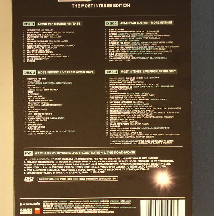 VAN BUUREN, Armin - Intense: The Most Intense Edition