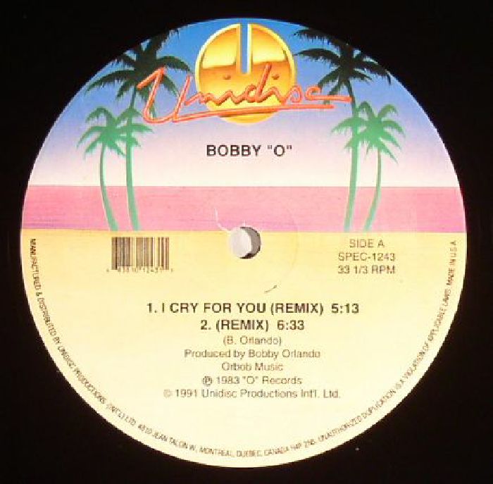 BOBBY O - I Cry For You