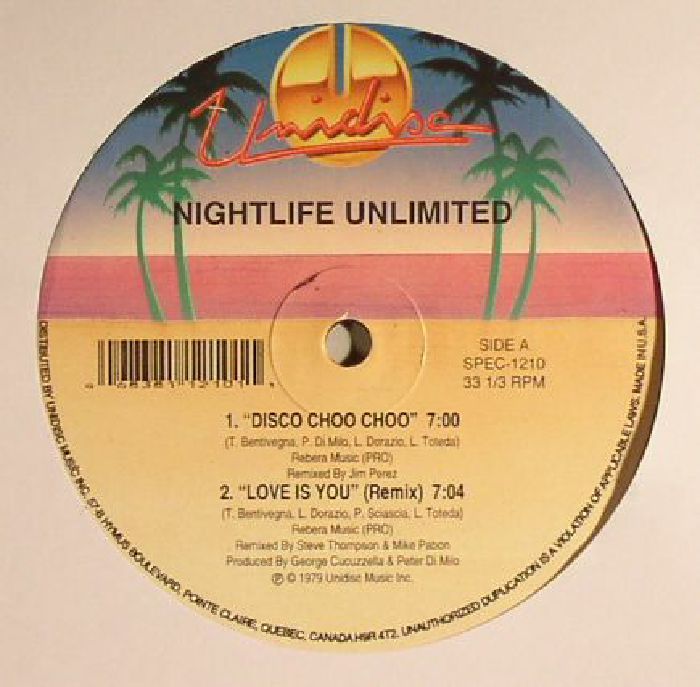 NIGHTLIFE UNLIMITED - Disco Choo Choo