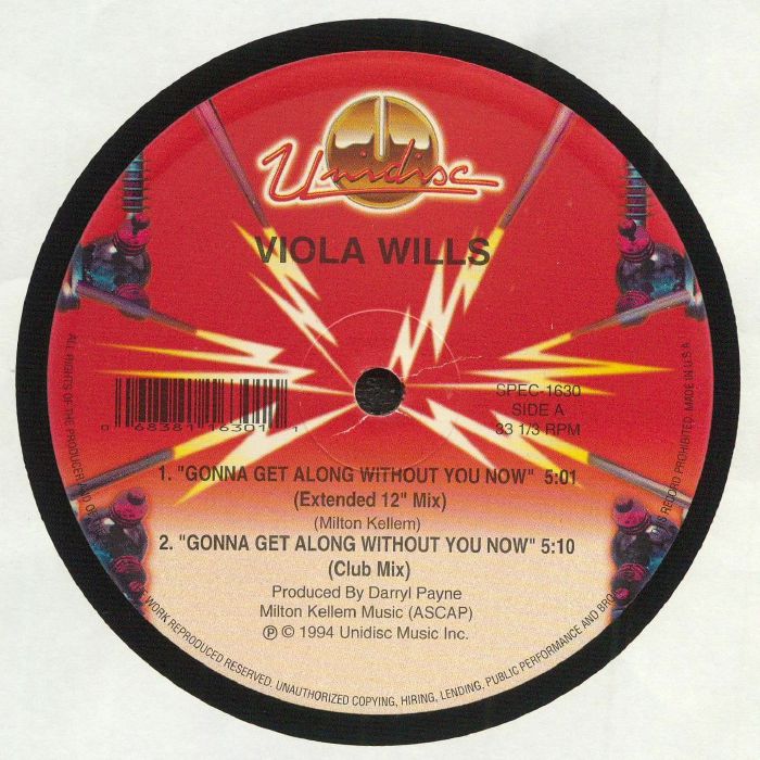 WILLS, Viola - Gonna Get Along Without You Now