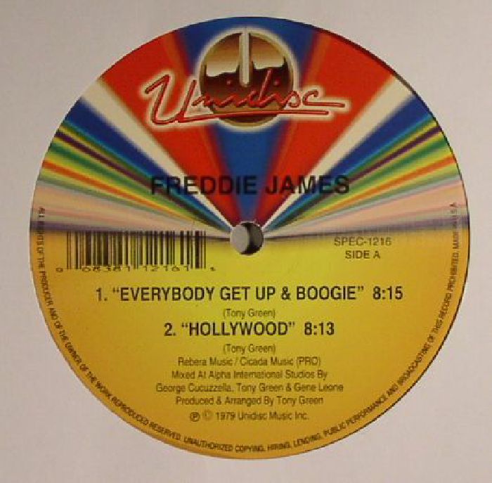 JAMES, Freddie - Everybody Get Up & Boogie