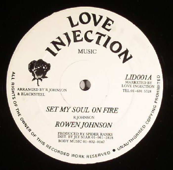 JOHNSON, Rowen - Set My Soul On Fire