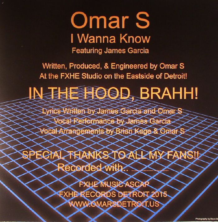 OMAR S feat JAMES GARCIA - I Wanna Know