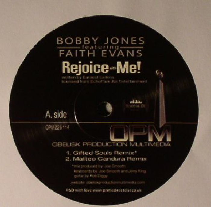 JONES, Bobby feat FAITH EVANS - Rejoice With Me