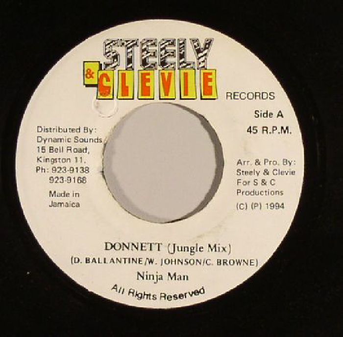 NINJA MAN/STEELY & CLEVIE - Donnett (Jungle Mix)