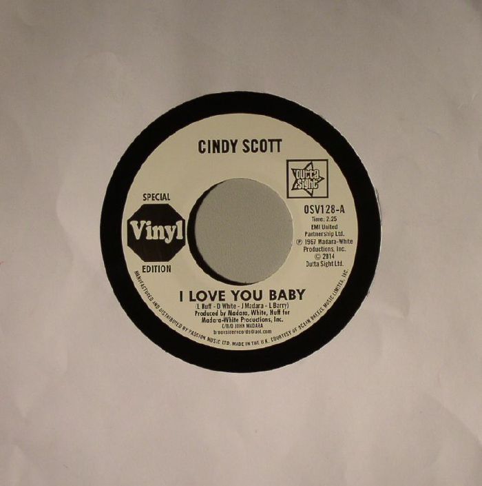 SCOTT, Cindy - I Love You Baby