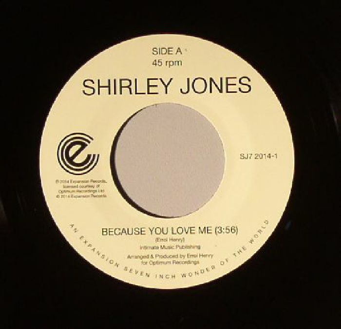 JONES, Shirley - Because You Love Me