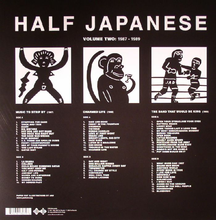HALF JAPANESE - Volume Two: 1987-1989